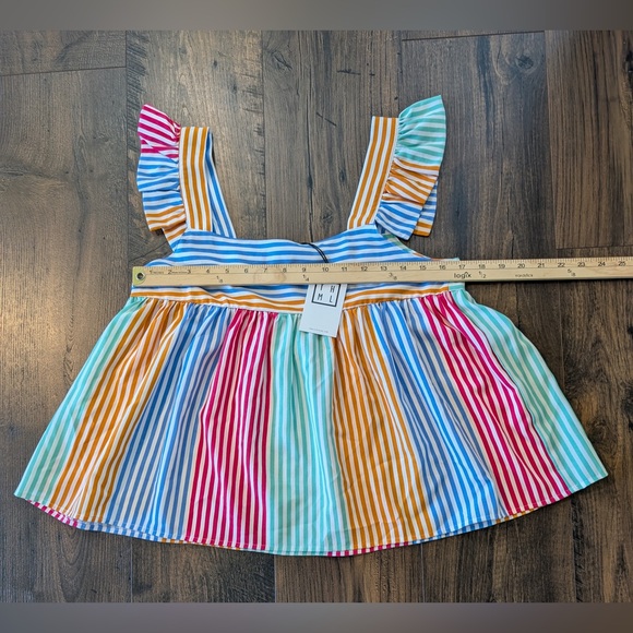 THML Women’s Multicolored Striped Babydoll Tank NWT Size Small - Picture 8 of 9